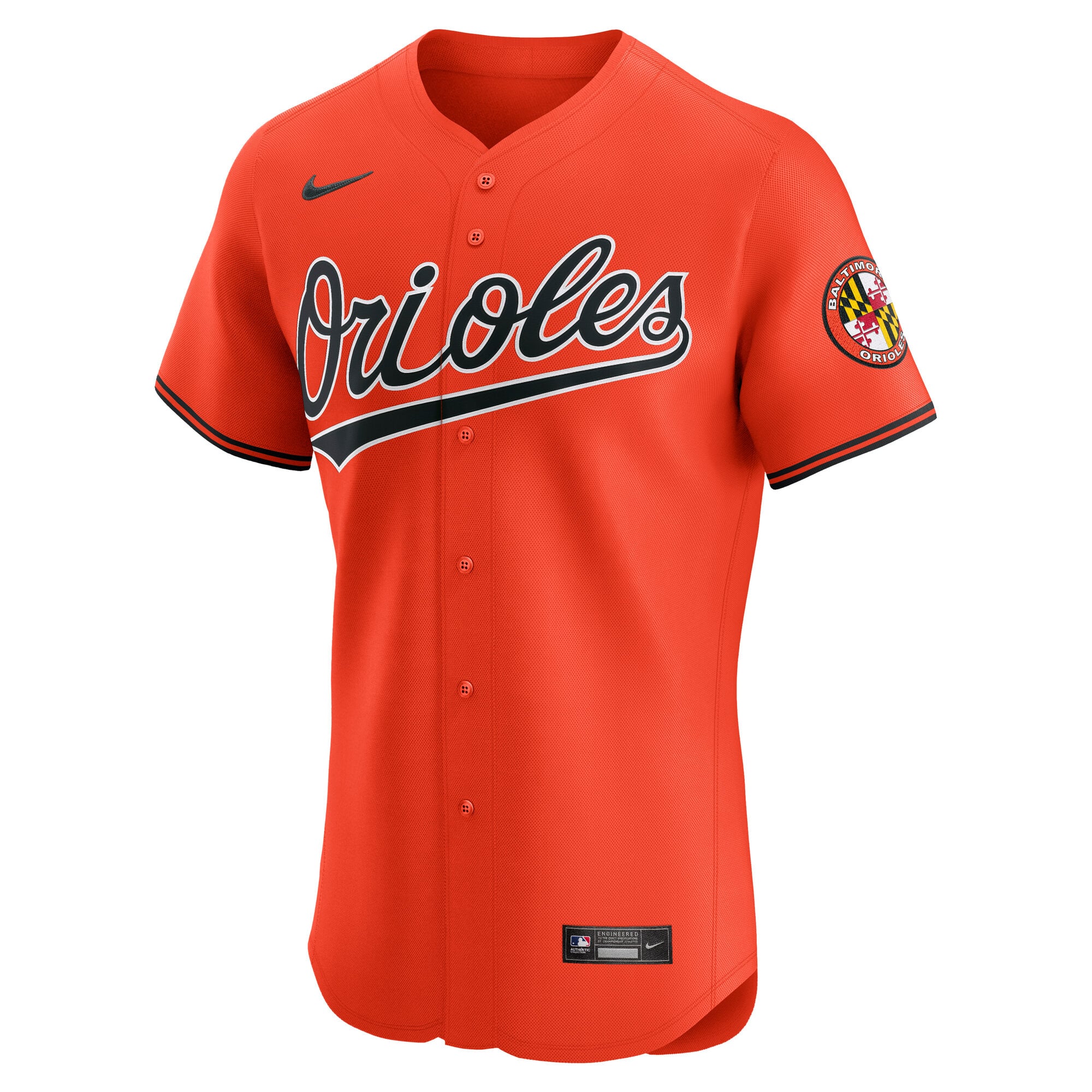 Men's Nike Orange Baltimore Orioles Alternate 2  Elite Jersey