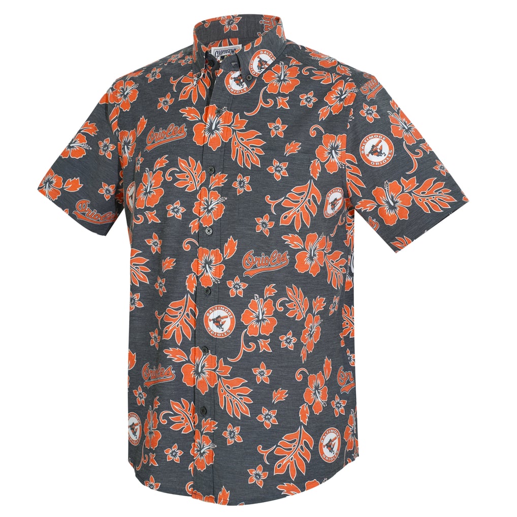  Baltimore Orioles Reyn Spooner Cooperstown Kekai Performance Button-Down Tri-Blend Top - Black