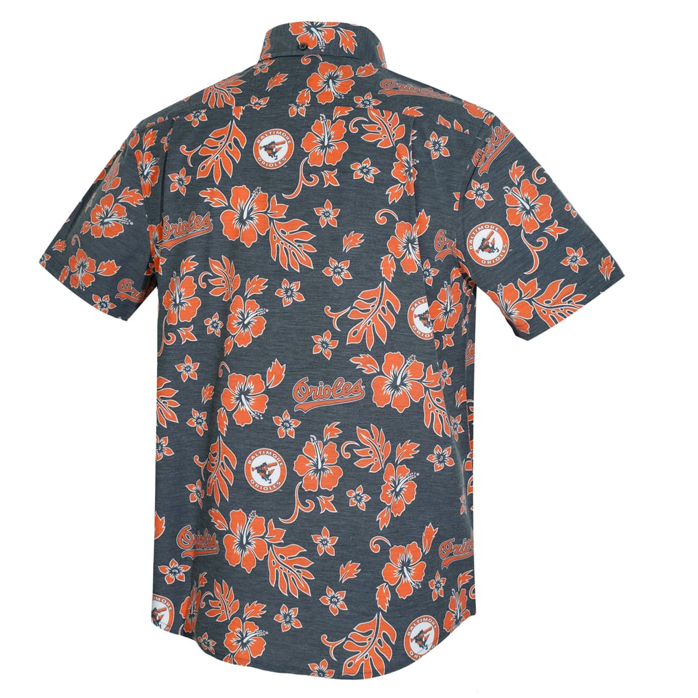  Baltimore Orioles Reyn Spooner Cooperstown Kekai Performance Button-Down Tri-Blend Top - Black