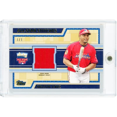 Nelson Cruz Baltimore Orioles 2014 Topps Event Worn '14 MLB All Star Workout Jersey Relic #ASR-NC #1/1 Card