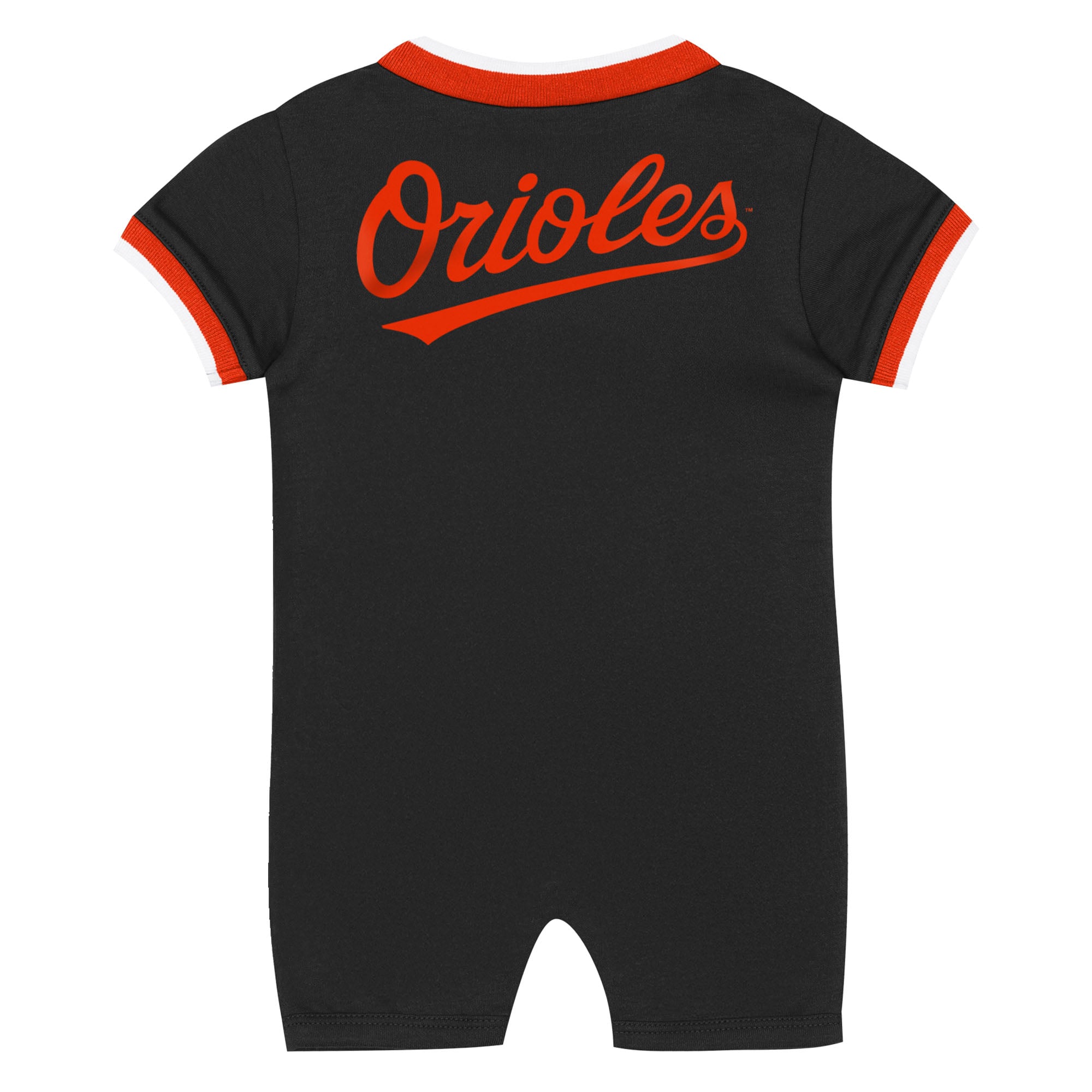 Grenouillère à pinces noire Outerstuff pour nouveau-né, motif Orioles de Baltimore