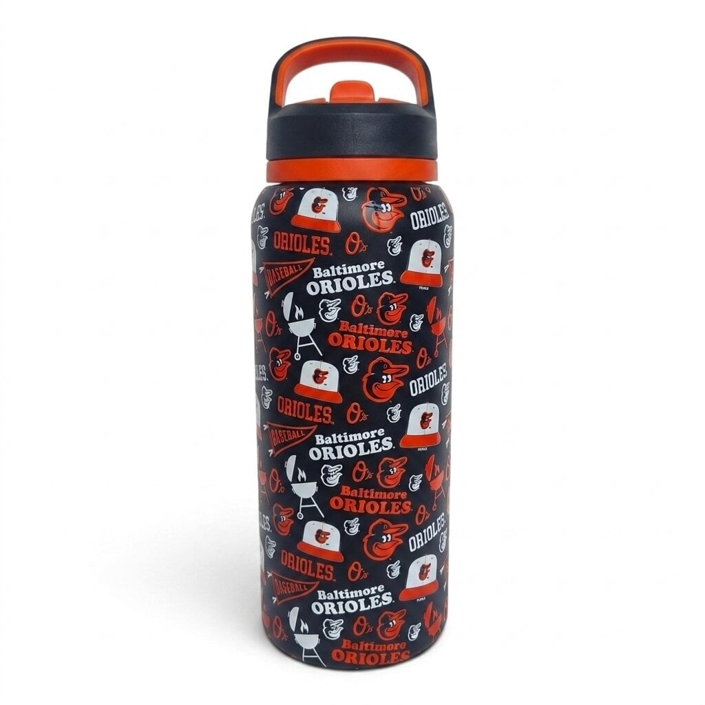 Pegasus Baltimore Orioles 32oz. Game Day Pennant Stainless Steel ProPress Water Bottle