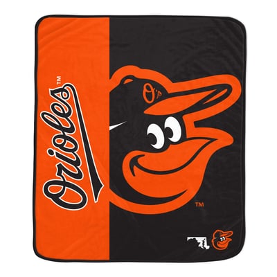 Baltimore Orioles Pegasus Dugout 50" x 60" Ultra Soft Throw Blanket
