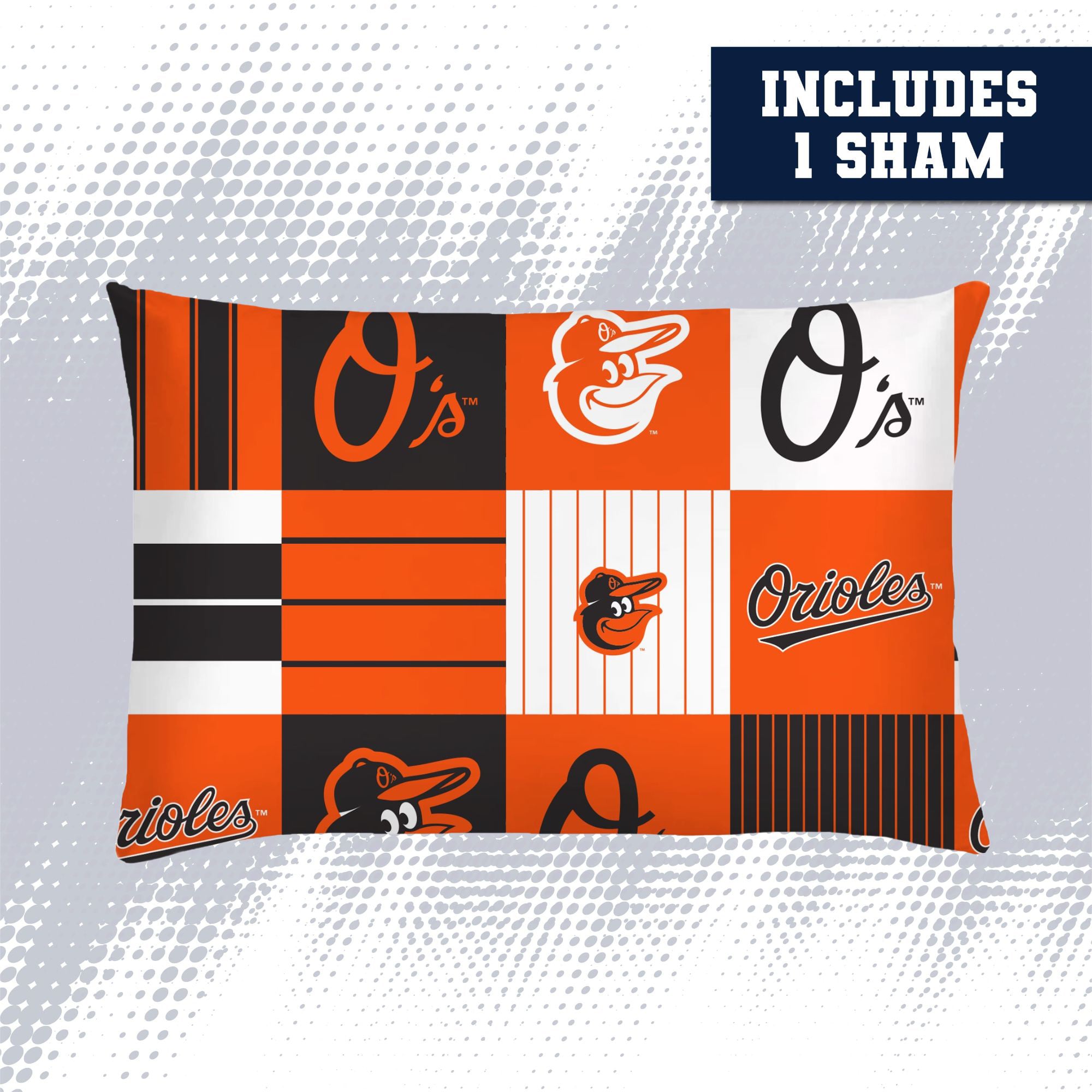 Pegasus Baltimore Orioles Patchwork Plaid Two-Piece Twin/Twin XL Bed in a Bag Set