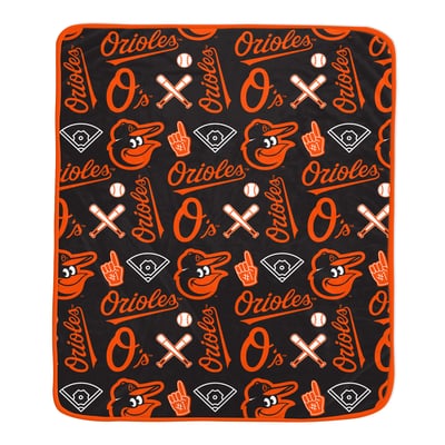 Baltimore Orioles Pegasus Team Spirit 60" x 70" Ultra Soft Blanket