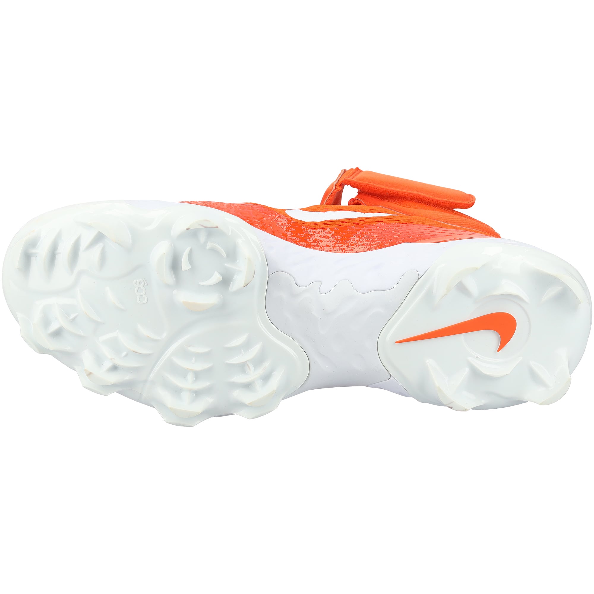 Crampons Nike orange portés par Pete Alonso, joueur des Orioles de Baltimore, lors de la saison 2026 de la MLB - NF7045552526