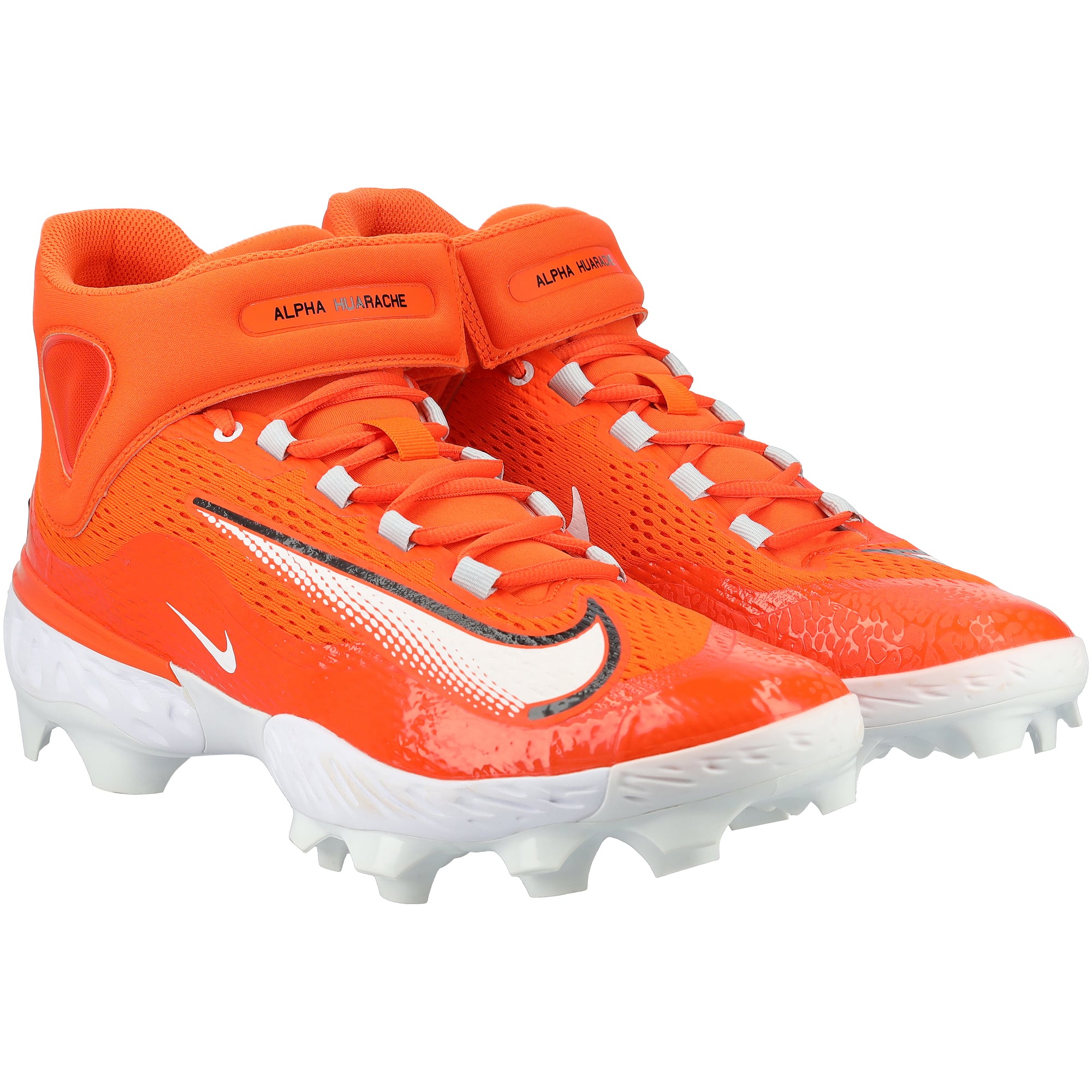 Crampons Nike orange portés par Pete Alonso, joueur des Orioles de Baltimore, lors de la saison 2026 de la MLB - NF7045552526
