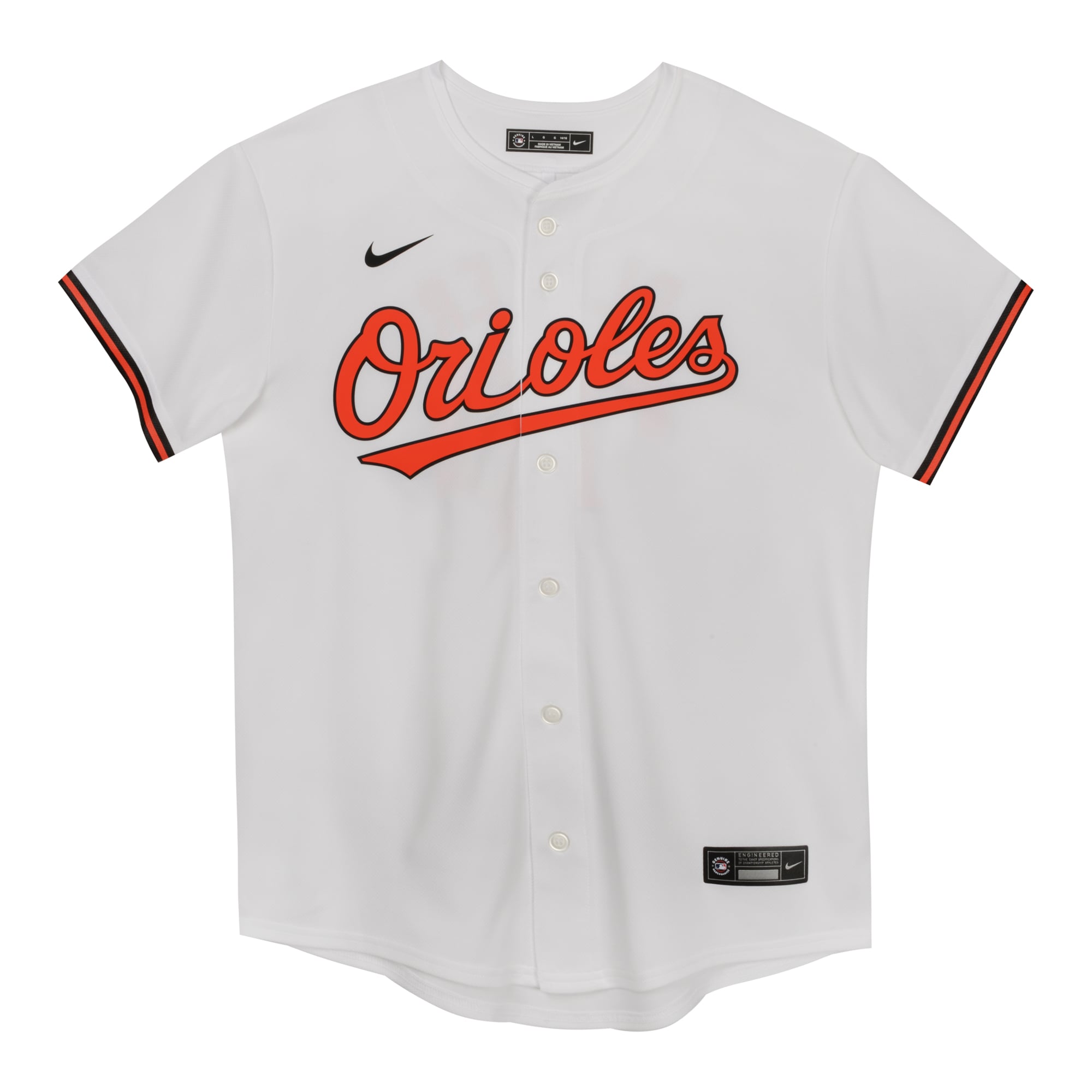Preschool Nike Jackson Holliday White Baltimore Orioles Home Game Jersey