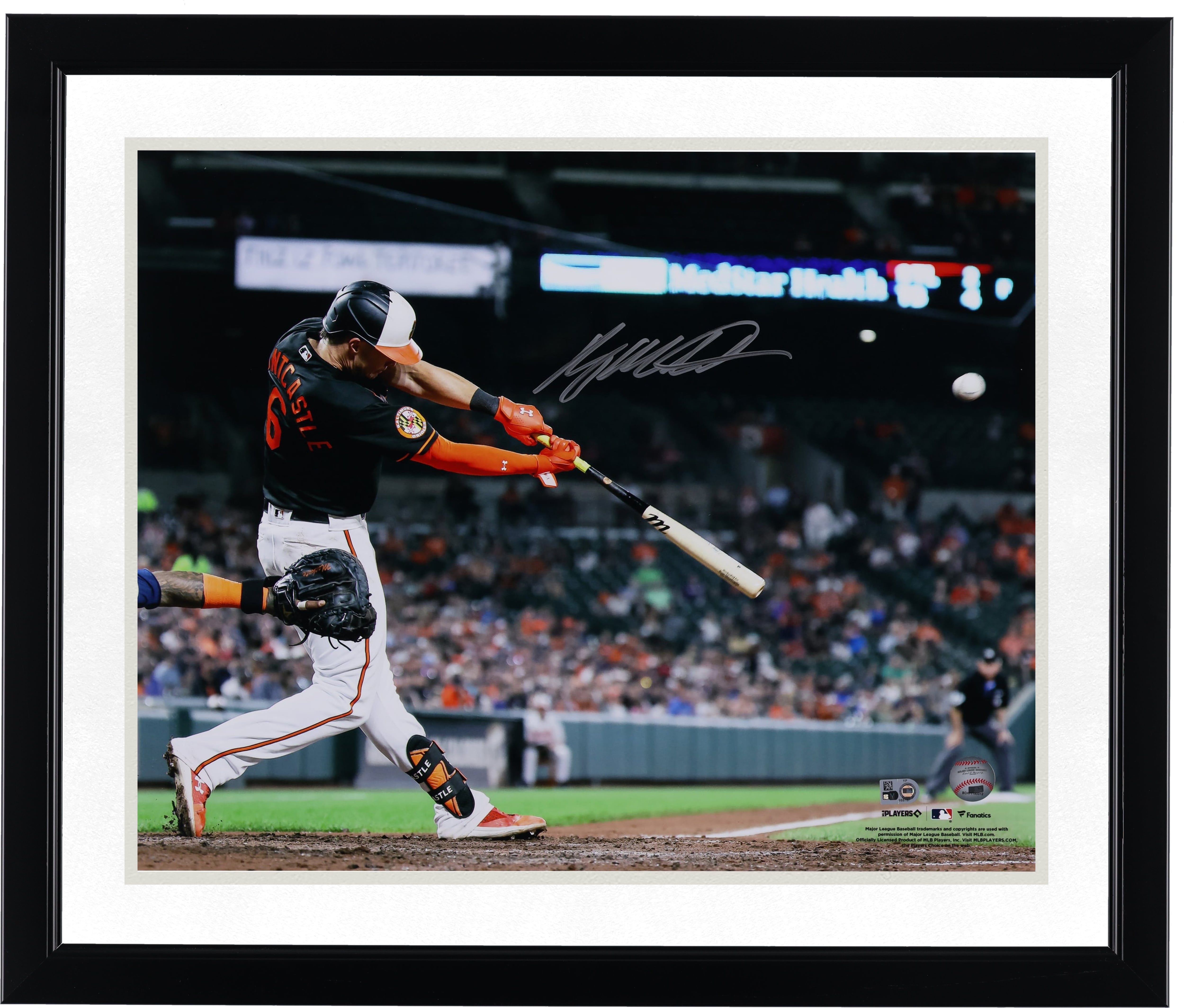 Ryan Mountcastle Baltimore Orioles Autographed 16" x 20" Horizontal Hitting Photograph