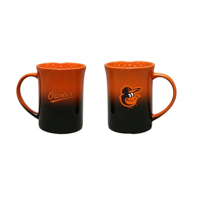 Baltimore Orioles The Memory Company Two-Pack 15oz. Ceramic Ombre Mug Set