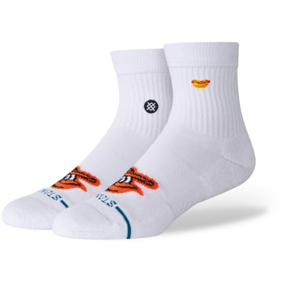 Baltimore Orioles Stance Unisex Hot Dog Quarter Socks - White