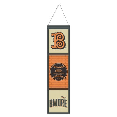  Baltimore Orioles WinCraft 2026 City Connect 8" x 32" Wool Banner