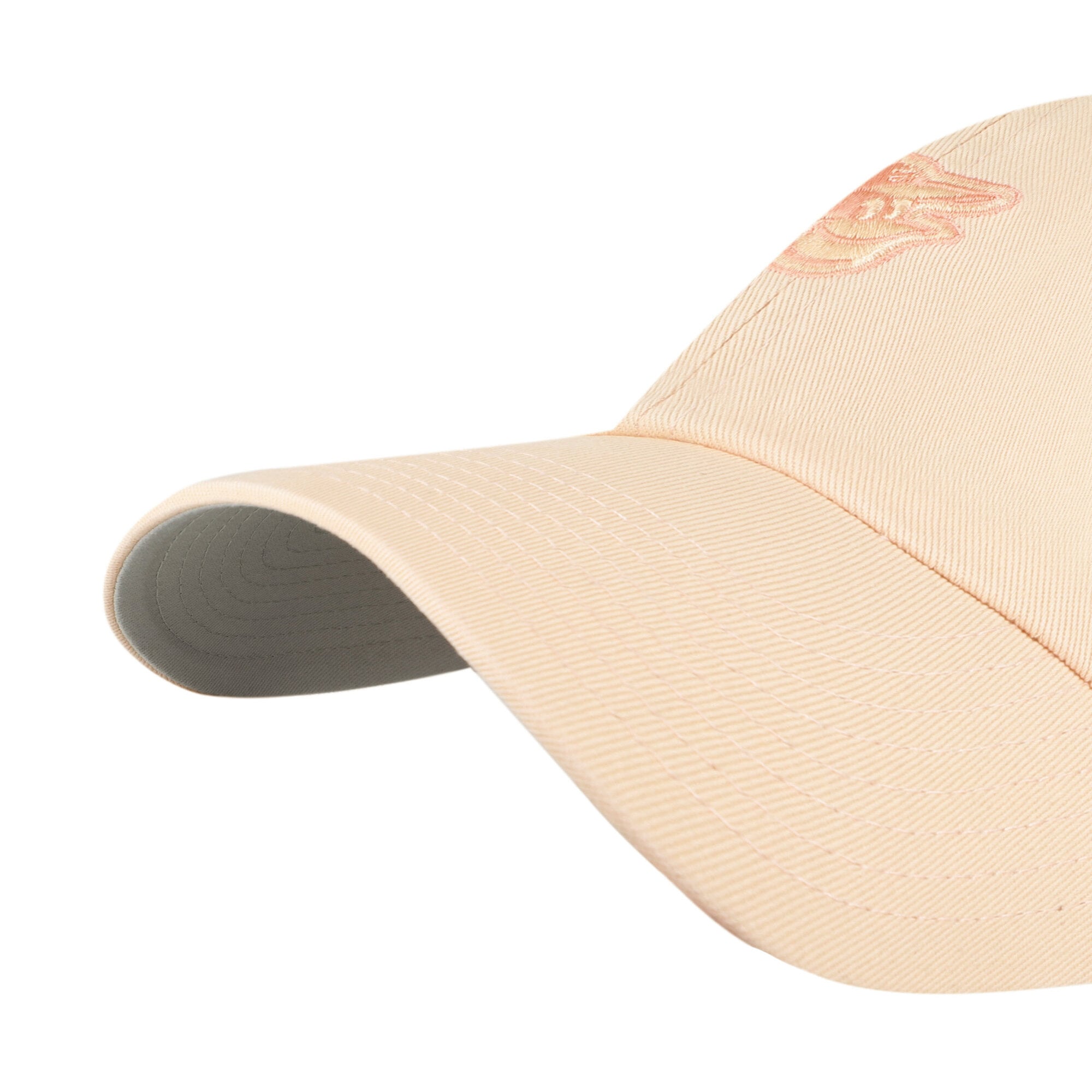 Casquette ajustable Baltimore Orioles '47 Orange Pastel Clean Up pour femmes