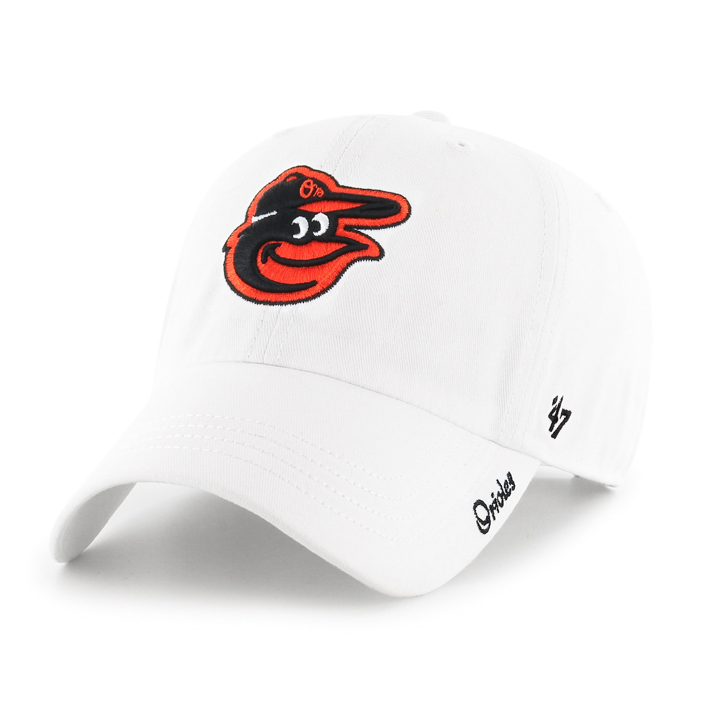 Casquette ajustable pour femme '47 Baltimore Orioles Miata blanche