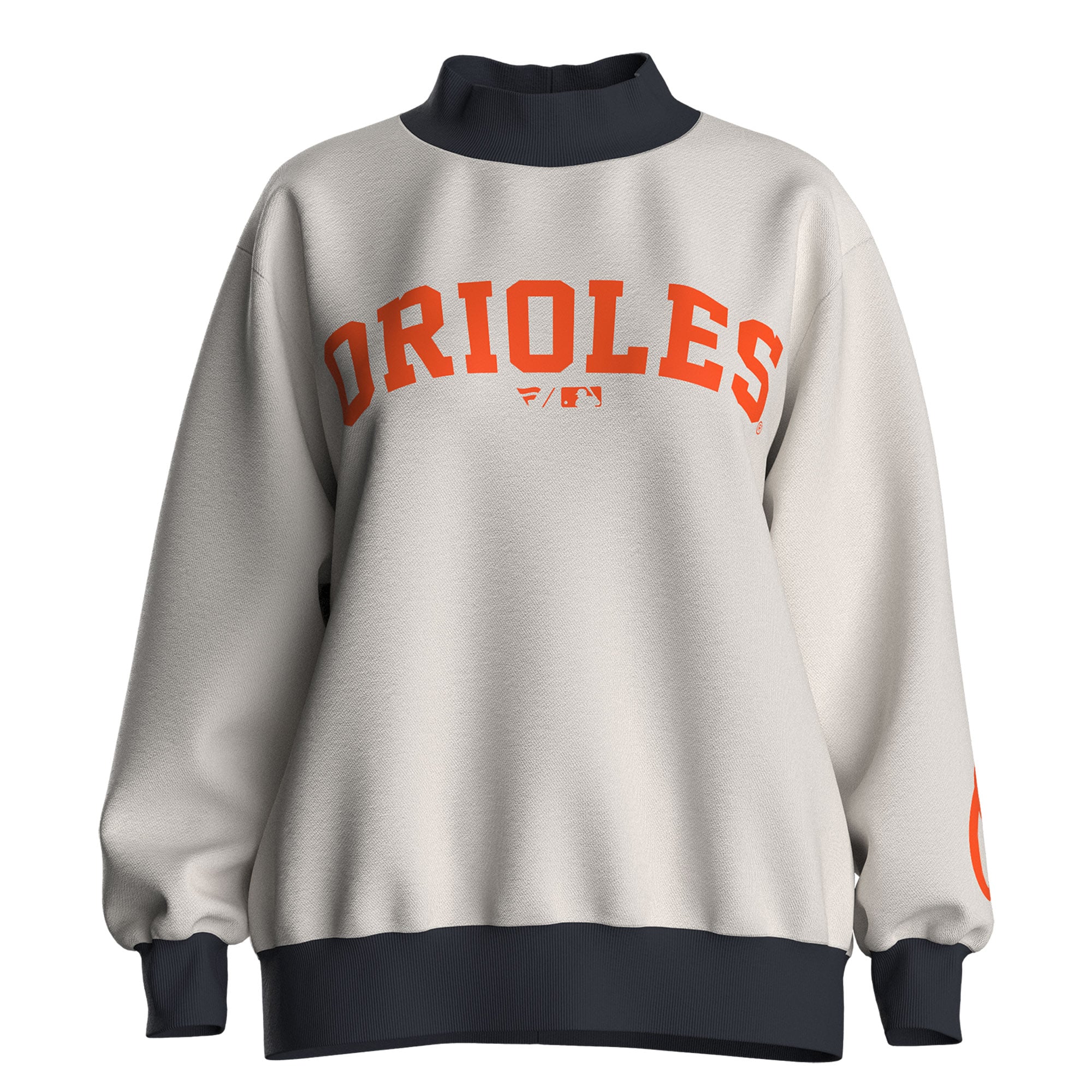Women's Fanatics Cream Baltimore Orioles Sweatshirt