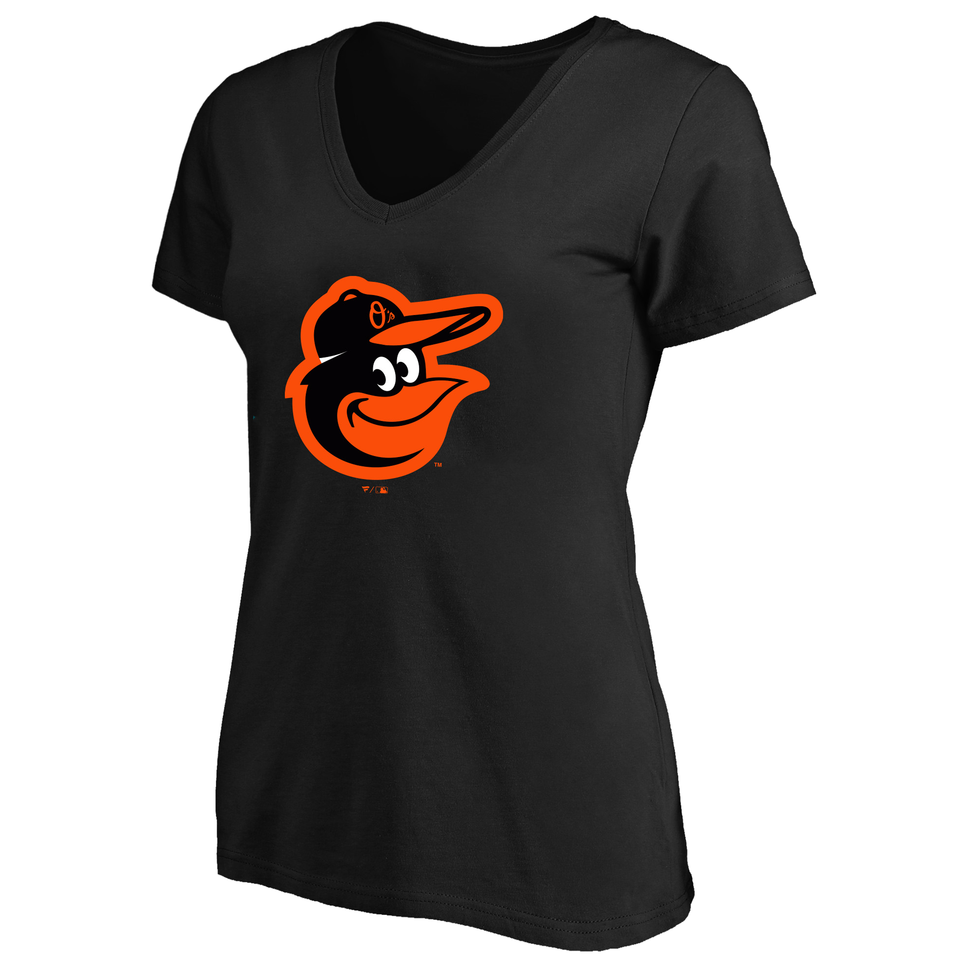 Women's Fanatics Jackson Holliday Black Baltimore Orioles Plus Name & Number V-Neck T-Shirt