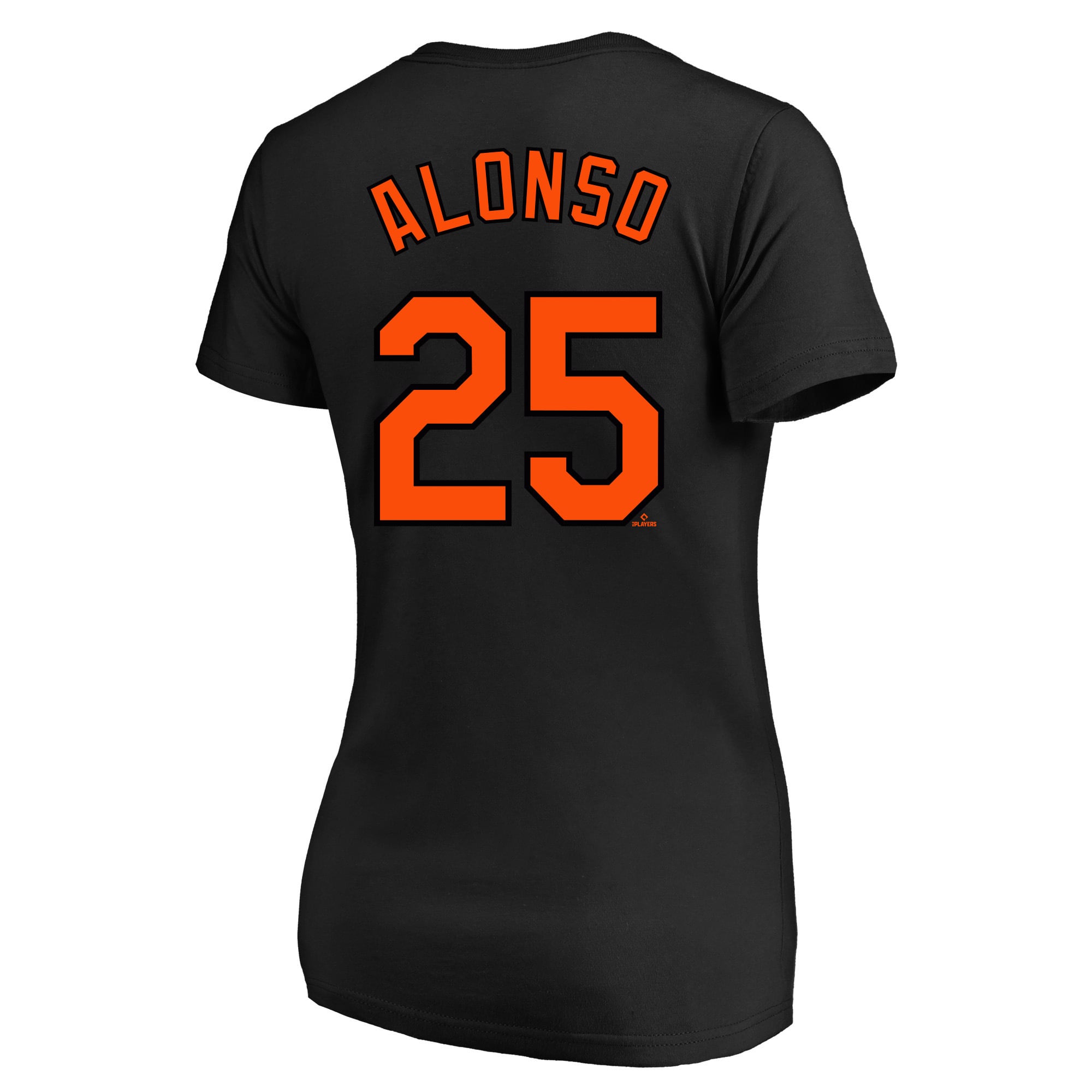 Women's Fanatics Pete Alonso Baltimore Orioles Plus Name & Number V-Neck T-Shirt