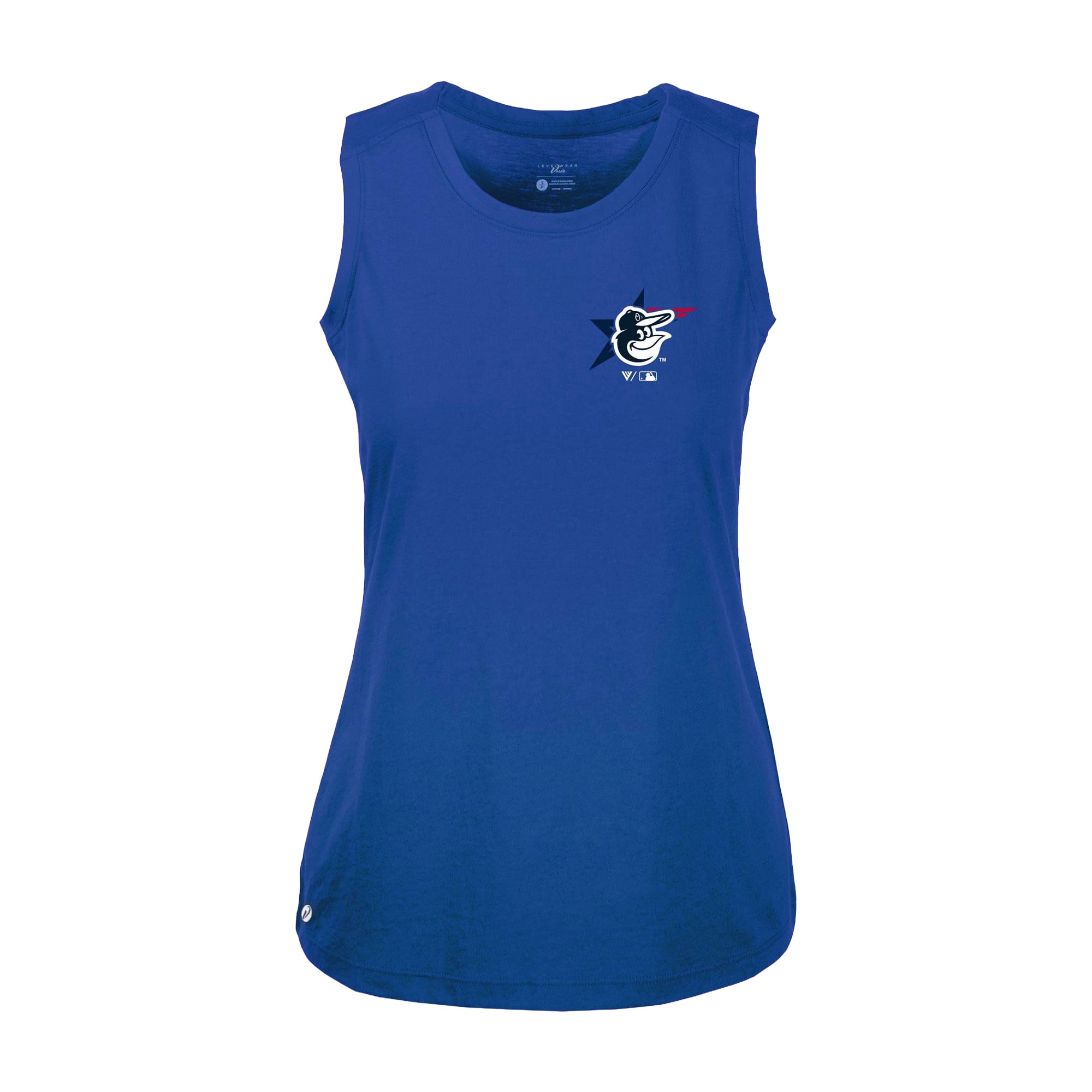 Women's Levelwear Royal Baltimore Orioles Independence Day Macy Governor Tank Top