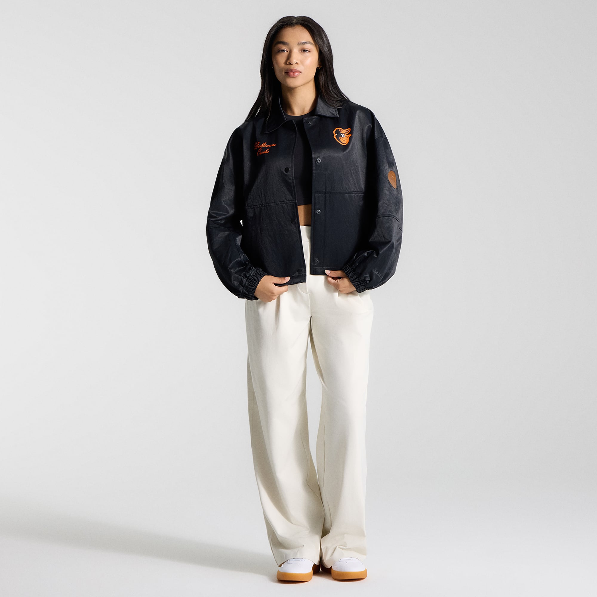 Women's lululemon Black Baltimore Orioles Coaches Jacket