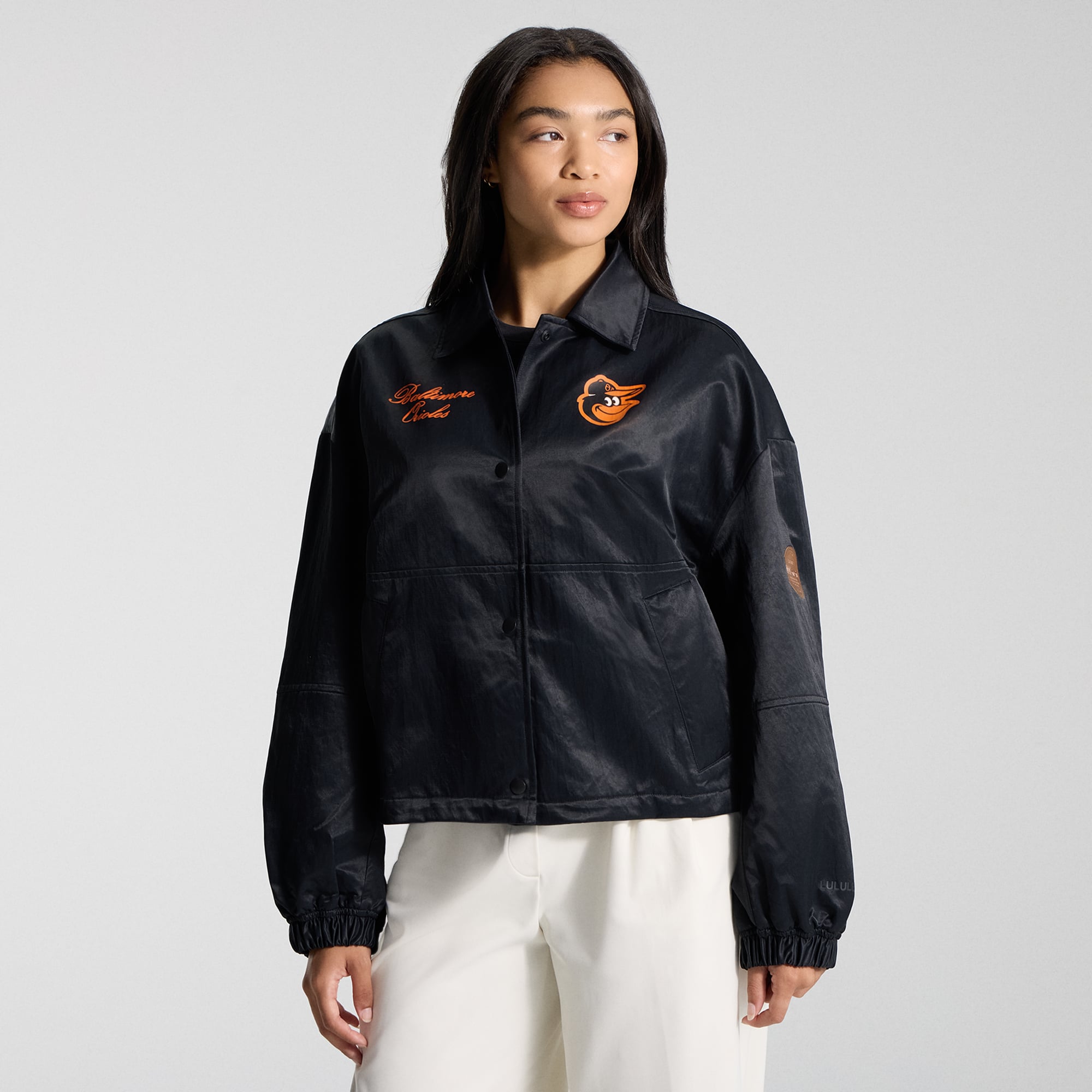 Women's lululemon Black Baltimore Orioles Coaches Jacket