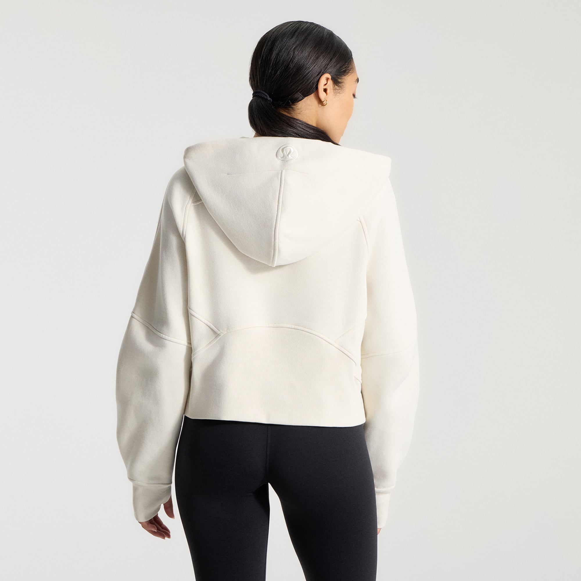 Sweat à capuche oversize demi-zip lululemon Light Ivory Baltimore Orioles pour femme