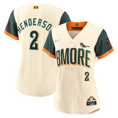 Gunnar Henderson Baltimore Orioles Nike Women's 2026 City Connect Stadium Jersey - Cream