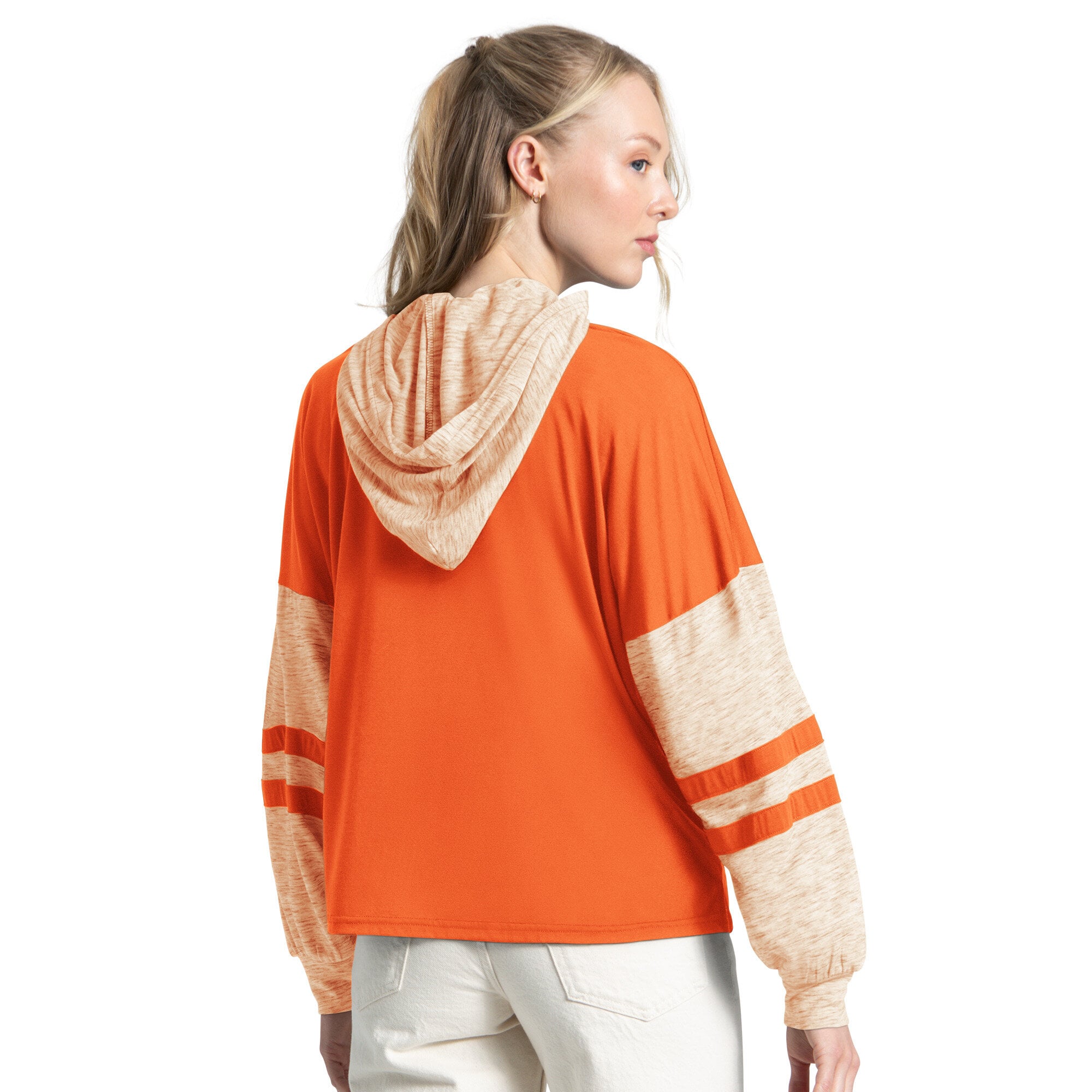 Sweat à capuche léger Starter Orange Baltimore Orioles Fuel Up pour femmes
