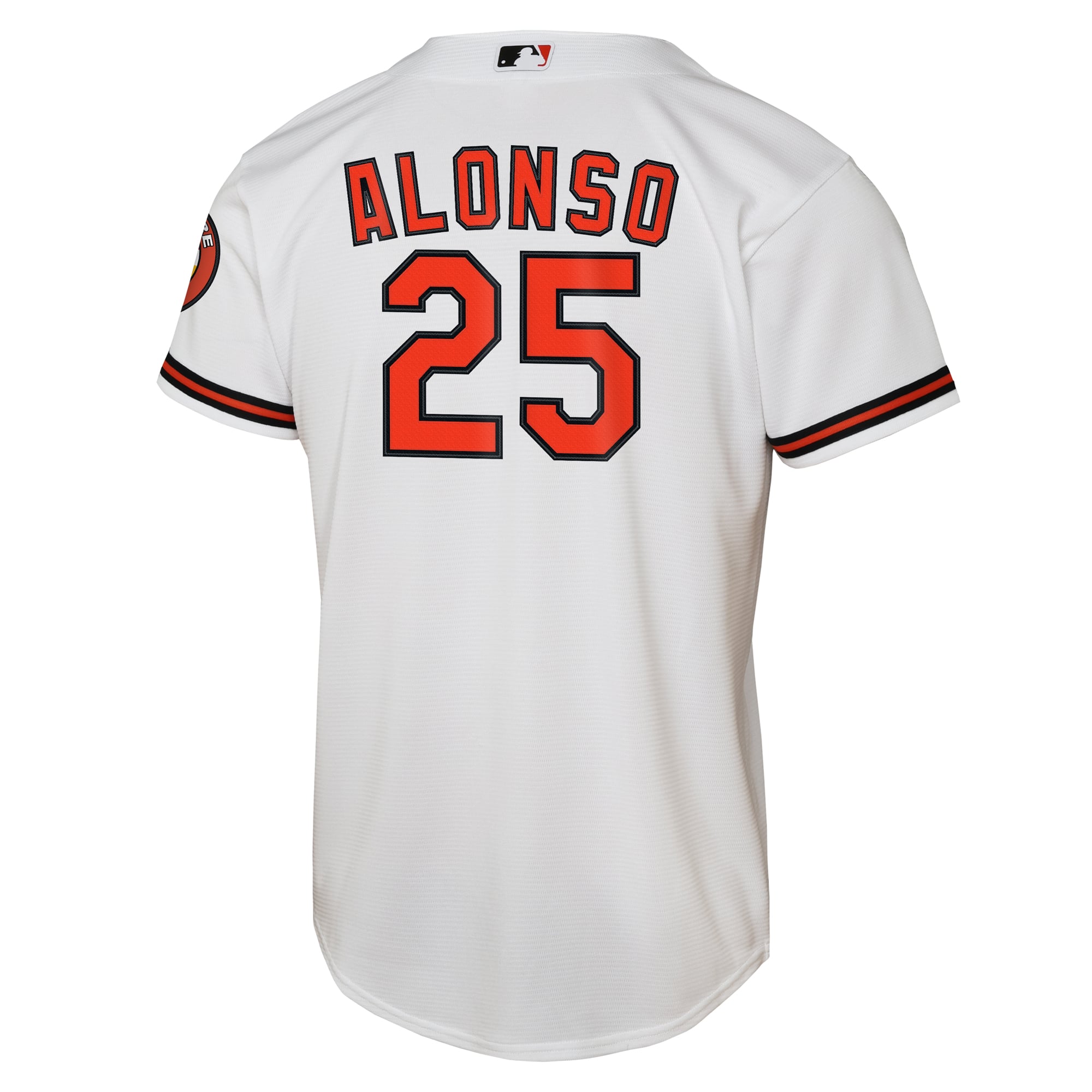 Maillot domicile Nike Pete Alonso blanc Baltimore Orioles pour enfant, édition limitée