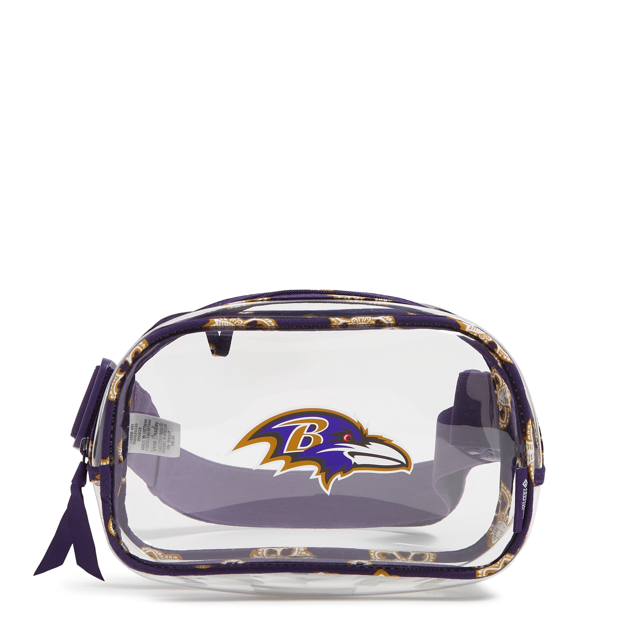 Baltimore Ravens Vera Bradley Clear Small-Belt Bag