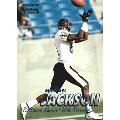 1997 Fleer Tiffany Blue #159 Michael Jackson