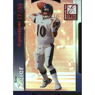 1999 Donruss Elite Aspirations #50 Eric Zeier/90
