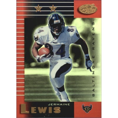 1999 Leaf Certified Mirror Red #107 Jermaine Lewis
