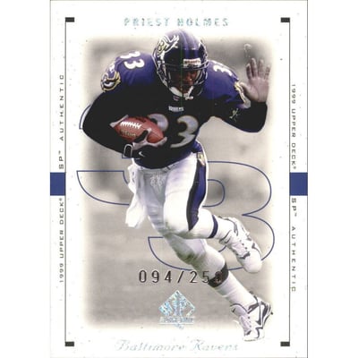 1999 SP Authentic Excitement #7 Priest Holmes