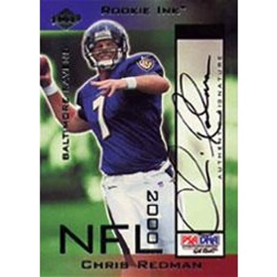 2000 Collector's Edge T3 Rookie Ink #CR Chris Redman Silver/470