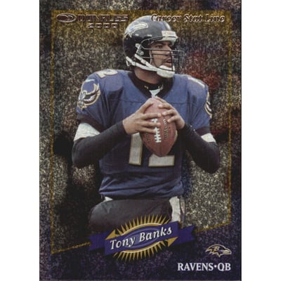2000 Donruss Stat Line Career #9 Tony Banks/80