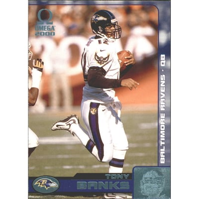 2000 Pacific Omega Platinum Blue #11 Tony Banks