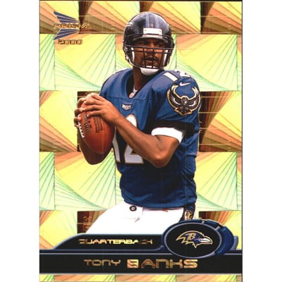 2000 Pacific Prism Prospects Holographic Gold #7 Tony Banks