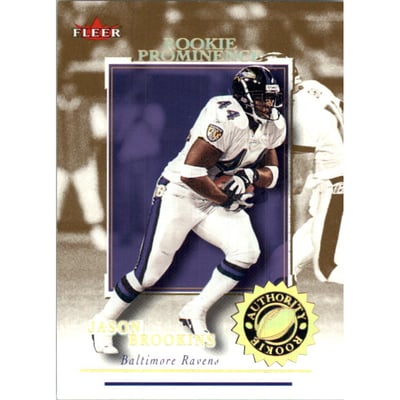 2001 Fleer Authority Prominence 75 #152 Jason Brookins