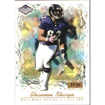 2001 Pacific Impressions Premiere Date #14 Shannon Sharpe