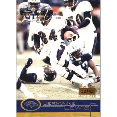 2001 Pacific Premiere Date #38 Jermaine Lewis