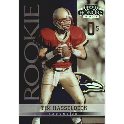 2001 Playoff Honors X's and O's #107 Tim Hasselbeck/80