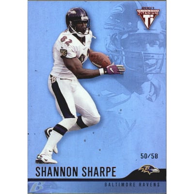 2001 Titanium Red #16 Shannon Sharpe
