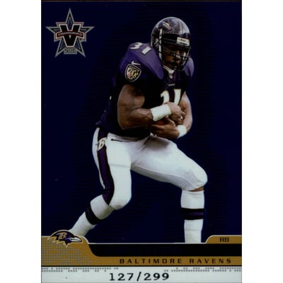 2001 Vanguard Blue #7 Jamal Lewis