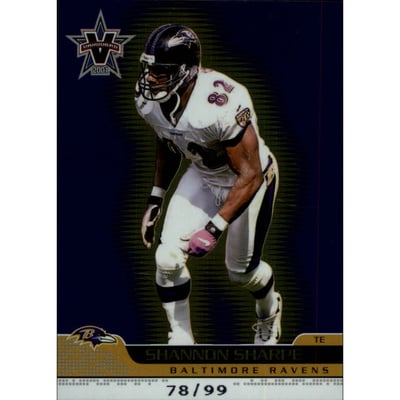2001 Vanguard Gold #8 Shannon Sharpe