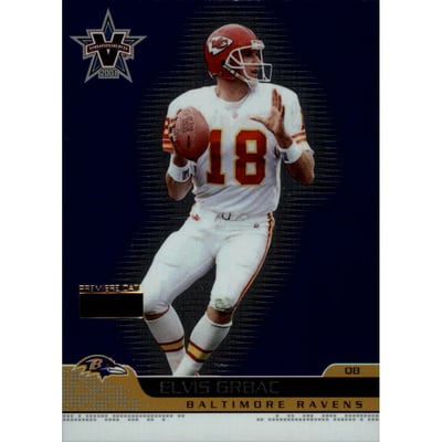 2001 Vanguard Premiere Date #6 Elvis Grbac