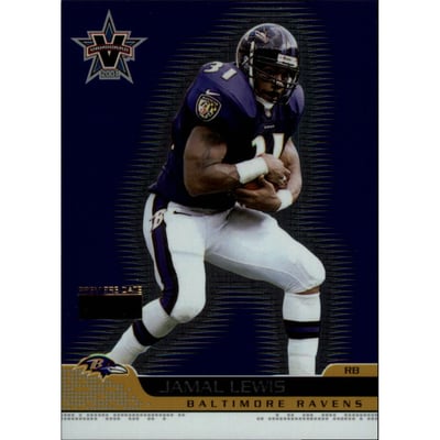 2001 Vanguard Premiere Date #7 Jamal Lewis
