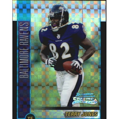 2002 Bowman Chrome Xfractors #154 Terry Jones