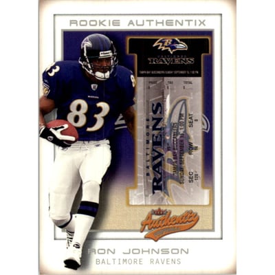 2002 Fleer Authentix Front Row #118 Ron Johnson