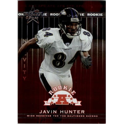 2002 Leaf Rookies and Stars Longevity #155 Javin Hunter