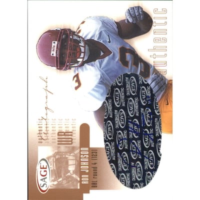 2002 SAGE Autographs Bronze #A24 Ron Johnson/650